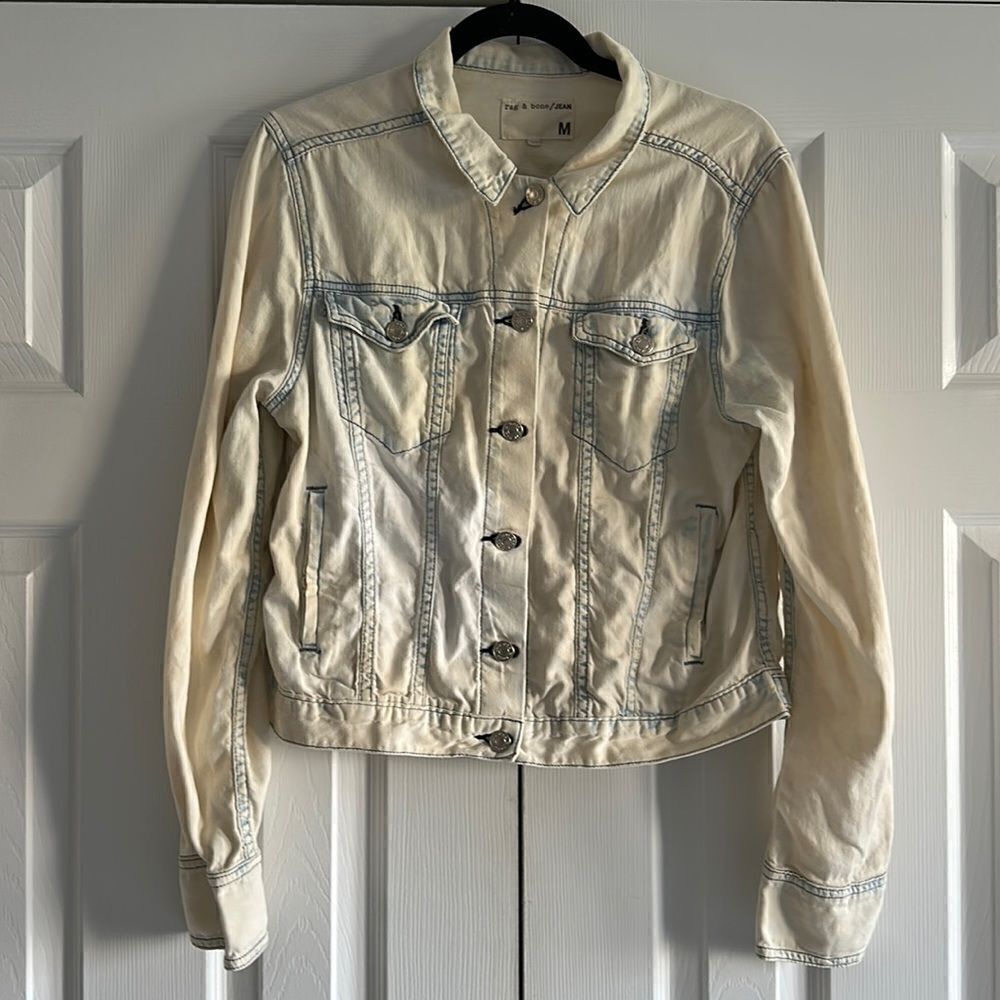 Rag & Bone Women’s Light Wash Denim Jacket Medium